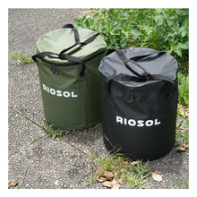 画像をギャラリービューアに読み込む, 折りたたみ防水キャンピングソフトバケツ(OLIVE)