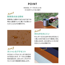 画像をギャラリービューアに読み込む, PUレザー テーブルマット