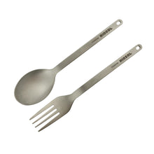 画像をギャラリービューアに読み込む, チタンフォーク&スプーンセット